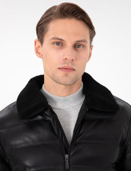 Siyah Deri Ceket - Pierre cardin фото 2