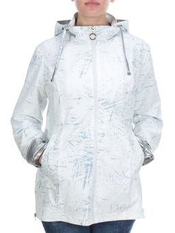 F2066 WHITE Ветровка женская MARTA (65%хлопок 35% полиэстер) - Фабричный китай фото 2