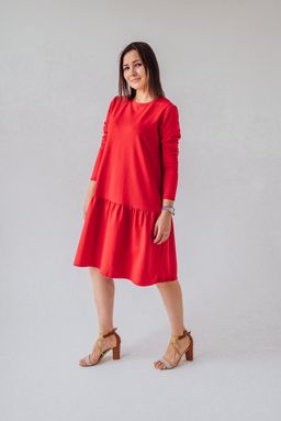 Платье ФУТЕР 2х нитка ПЕНЬЕ Карина - Knitka wear фото 7