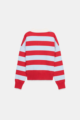 STRIPED POLO JUMPER - Zara фото 7