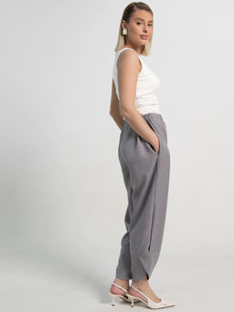 Брюки бохо (серые) Б15506-10М