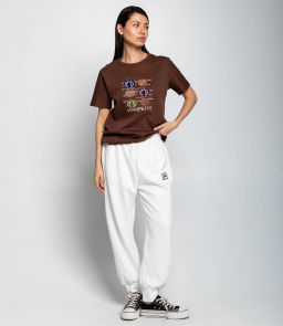 Футболка #КТ30813, шоколадный - Dommod фото 4