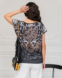 ТУНИКА СВОБОДНОГО ПОКРОЯ - Sahar art lab фото 2