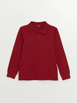 Polo Yaka Basic Uzun Kollu Erkek ?ocuk Ti??rt