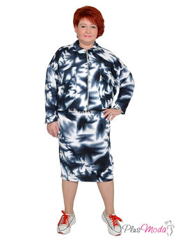 Юбка Модель №1536 размеры 44-84 - Plusmoda фото 4