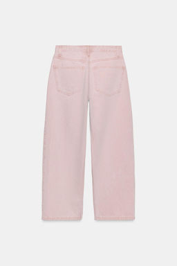 JEANS ZW COLLECTION ANKLE RELAXED TIRO MEDIO / Rosa - Zara фото 6
