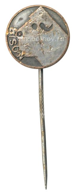 Значок рекламный Bison