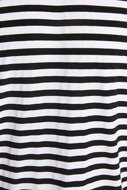 TRENDYOL MAN Siyah Oversize/Genis Kesim Cizgili K?sa Kol T-Shirt TMNSS20TS0511 - Trendyolmilla фото 13