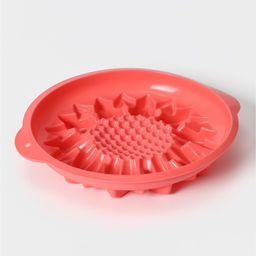 Форма для выпечки Доляна «Подсолнух», силикон, 29×6 см, с ручками, цвет МИКС