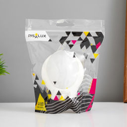 Цена за 2 шт. Ночник пластик от сети "Лунный свет" белый 9х7х3,5 см RISALUX