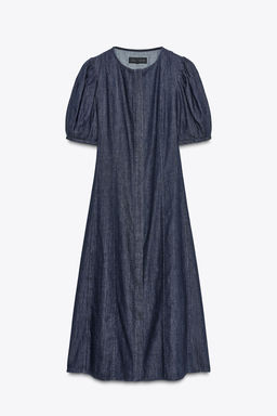 ZW COLLECTION DENIM DRESS - Zara фото 12