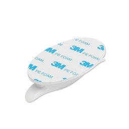 Цена за 2 шт. Ручка мебельная самоклеющаяся CAPPIO, L=95 мм, пластик, цвет белый