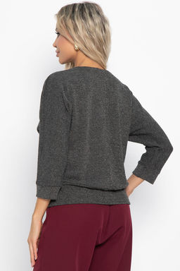 Джемпер трикотажный Претти (темно-серая) Б14993-50М