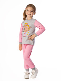 Костюм детский розовыймеланж