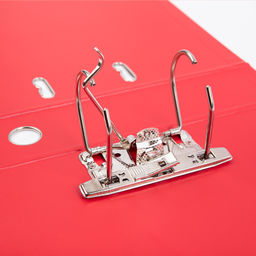 Expert Complete Регистратор PVC, 2-х стороннее покрытие, мет.уг. 75 мм 10 шт. Premier A4 арочный механ. лён красный ЕС100262004