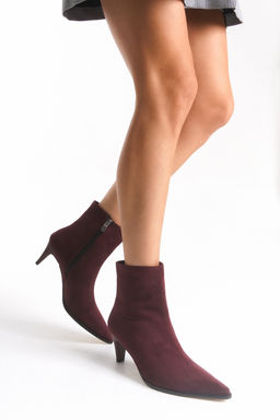 Taba Suet Sivri Burun Ince Topuklu Kad?n Bot 
TAKAW26BO00049 - Trendyolmilla фото 12