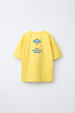 CAMISETA ESTAMPADO BRASIL FIFA WORLD CUP  2026 / Amarillo