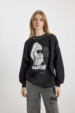 Толстый свитшот Cool Barbie Oversize с круглым вырезом