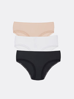 Dantel Detayl? Bikini K?lot 3l? Paket