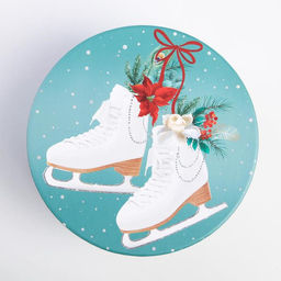 Коробка подарочная «Снежная», 18 х 18 х 13 см, Новый год