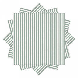 Комплект столовый 7пр "Виши"/"Виши" полоса: скатерть 180х150см, салфетка сервировочная 42х42см - 6шт, длина стола до 140см. на 6 персон, хлопок "Премиум" 186г/м2, "Домашняя мода" (Россия)