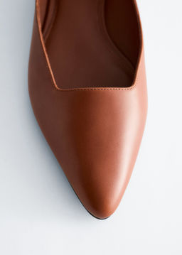 Bailarinas de piel con tiras cruzadas - H&m фото 5