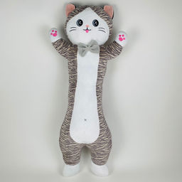 Мягкая игрушка Полосатый длинный кот 105 см - Storyland фото 5