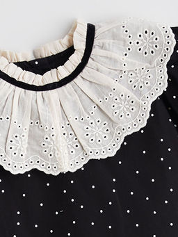 ?i?ekli K?z ?ocuk Elbise