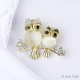 Брошь Совы / GM273-41 /уп 36/ - Галеонтрейд фото 2