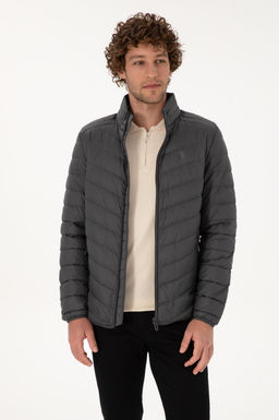 Erkek Gri Mont Sepette S_rpriz _ndirim