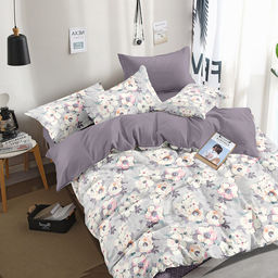 Постельное белье - Поплин Премиум 6061 Акварель 1,5-спальный