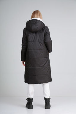 Пальто Modema 1026/1 черный  фото 5