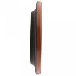 Часы настенные Маэстро д37,5см, h5,5см, мягкий ход, циферблат белый; цифры арабские, черный; корпус пластик, коричневый под дерево; в коробке (Китай) - Домашняя мода фото 3