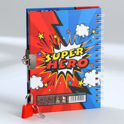 Записная книжка на замочке А6, 50 л. Настоящий герой - Artfox фото 5