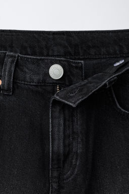 JEANS FLARE DESFLECADO / Negro - Zara фото 3