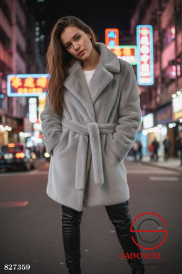 Шуба женская из искусственного меха