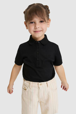 K_z _ocuk Polo Yaka Siyah Basic Ti__rt - U.s. polo assn фото 3