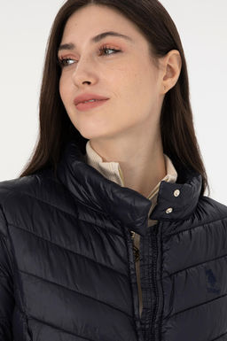 Женское темно-синее пальто Неожиданная скидка в корзине