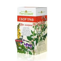 При аллергии сбор трав фильтр-пакетах