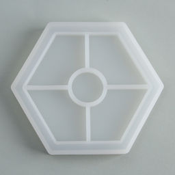 Подставка из гипса. Набор для создания поддона с красками «Шестиугольник»