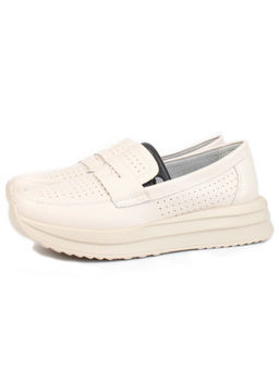 03-SD4-1D BEIGE Полуботинки женские (натуральная кожа)