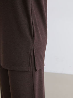 Bisiklet Yaka Kad?n Sweatshirt Tunik