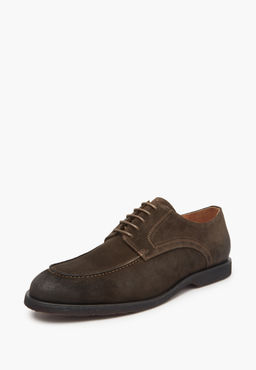 Коричневые мужские полуботинки