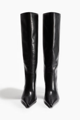 Botas de piel a la rodilla - H&m фото 10