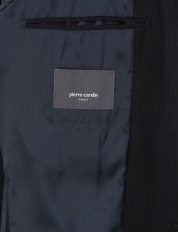 Lacivert Slim Fit Tak_m Elbise