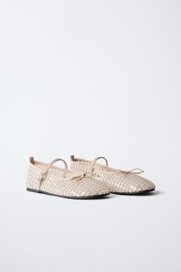 SEQUIN BALLET FLATS - Zara фото 2