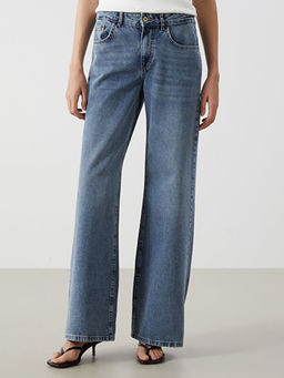 Baggy Fit Kad?n Jean Pantolon