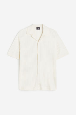 Camisa resort en punto de canal? Regular Fit