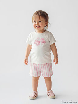 Barbie Bask?l? K?z Bebek Ti??rt ve ?ort