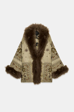 ZW COLLECTION LIMITED EDITION EMBROIDERED KIMONO - Zara фото 6